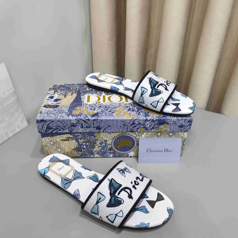 Dior Knit Slides - Style 2