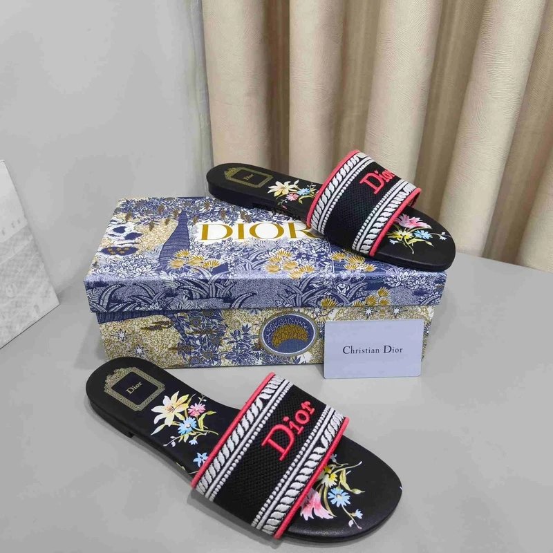 Dior Knit Slides - Style 6