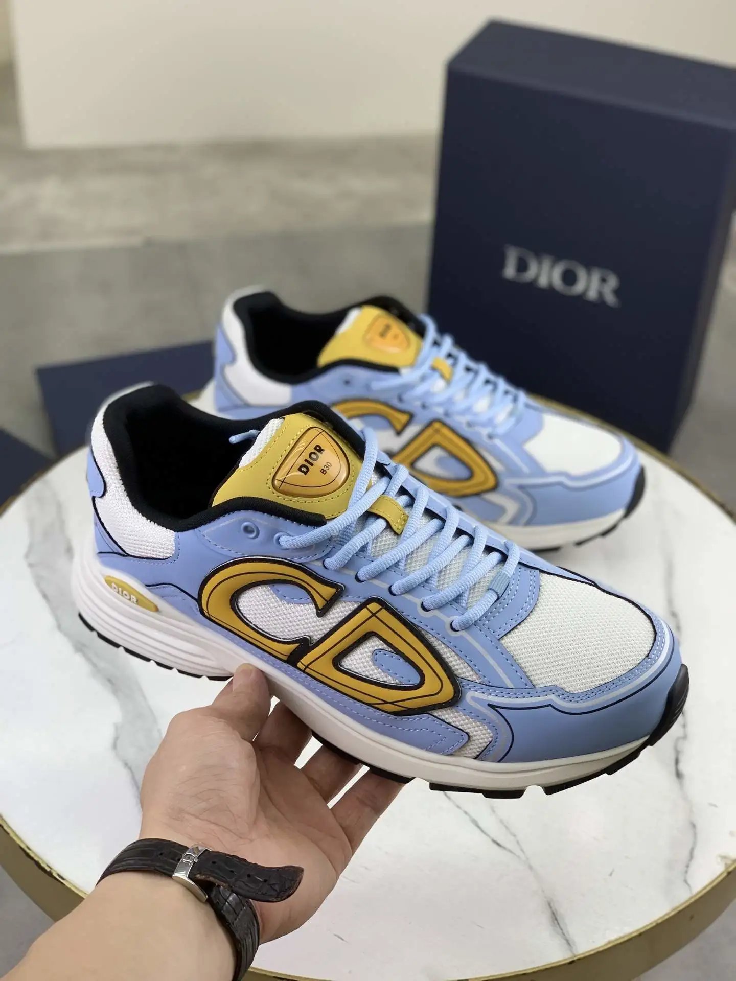 Dior B30 Low-Top Sneakers White - Style 2