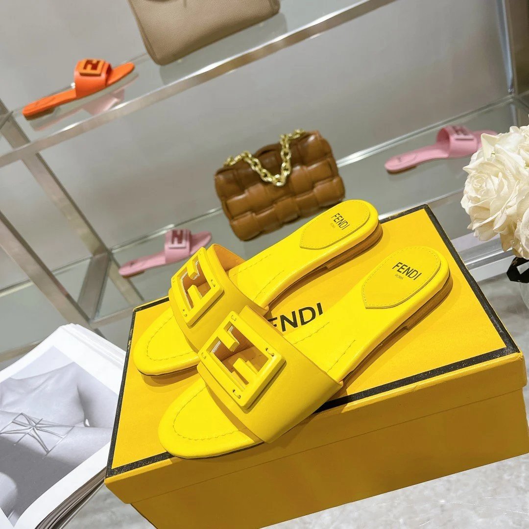 Fendi Baguette Flat Sandals - Style 7