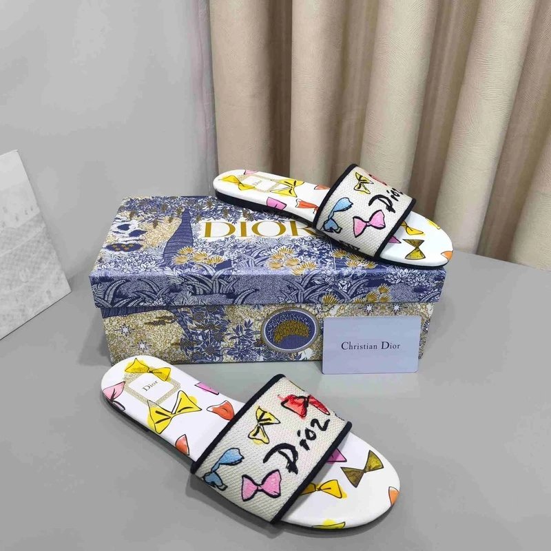 Dior Knit Slides - Style 1