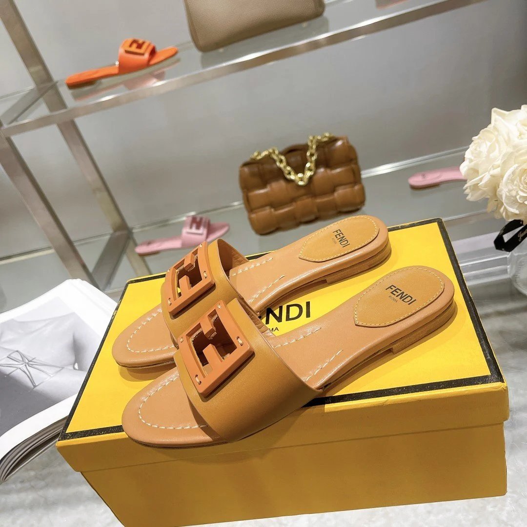 Fendi Baguette Flat Sandals - Style 1