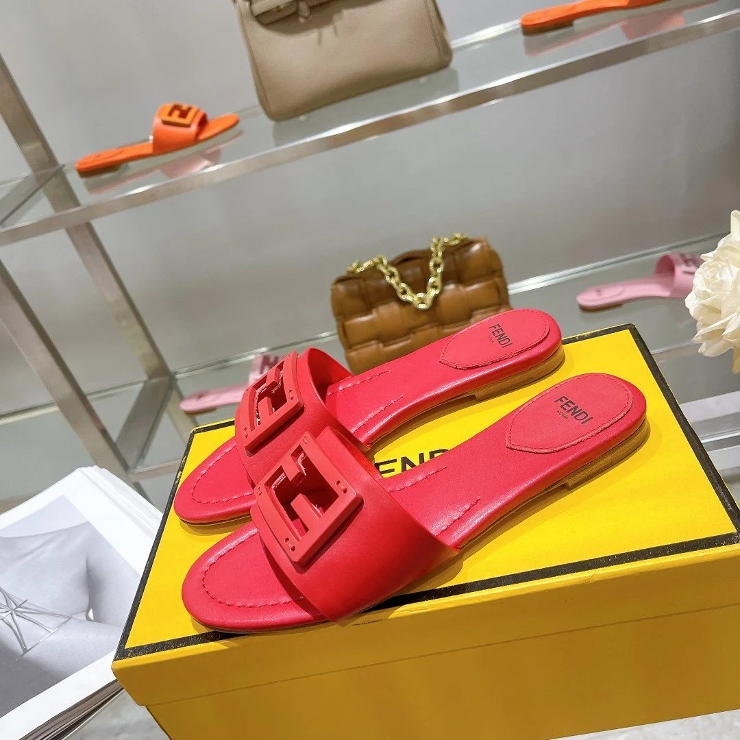 Fendi Baguette Flat Sandals - Style 4