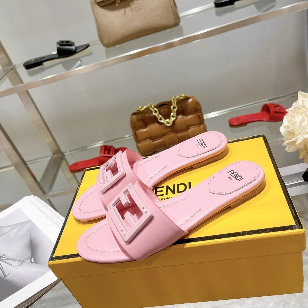 Fendi Baguette Flat Sandals - Style 2