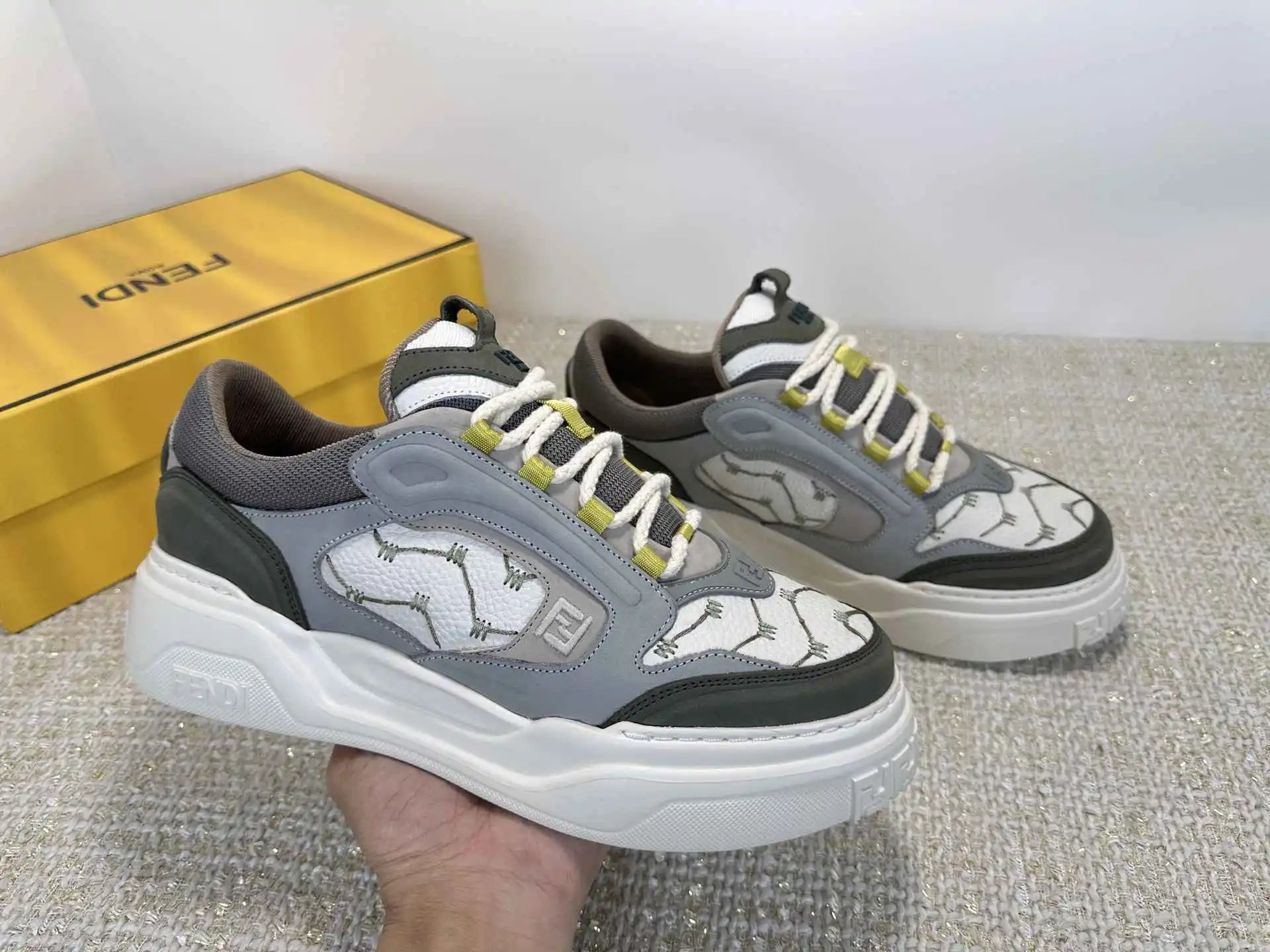 Fendi Match Sneakers - Style 4