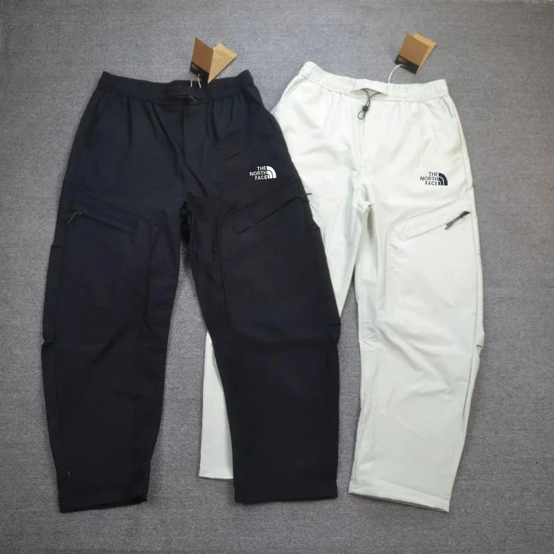 North M** Balsam Fabric New Spring Summer Men's Mid-Rise Elastic Waist Trousers