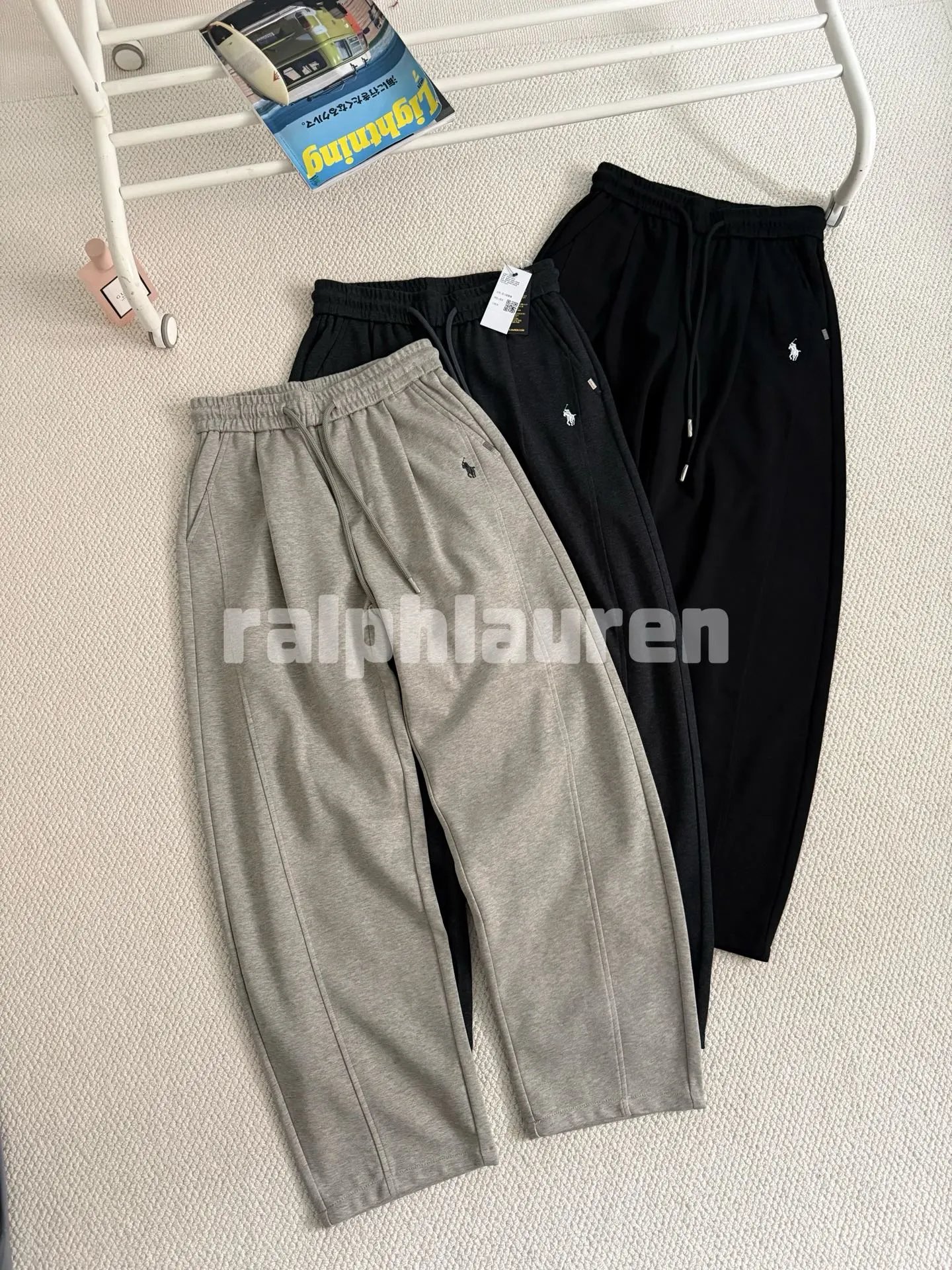 Pure Cotton Wide Sweatpants