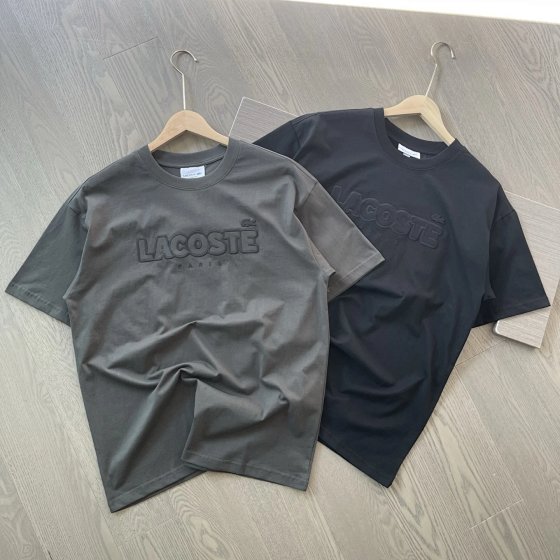B061348 Casual Sporty Embroidered Chest Round Neck Short Sleeve T-Shirt! Natural, Fresh, and Comfortable Style