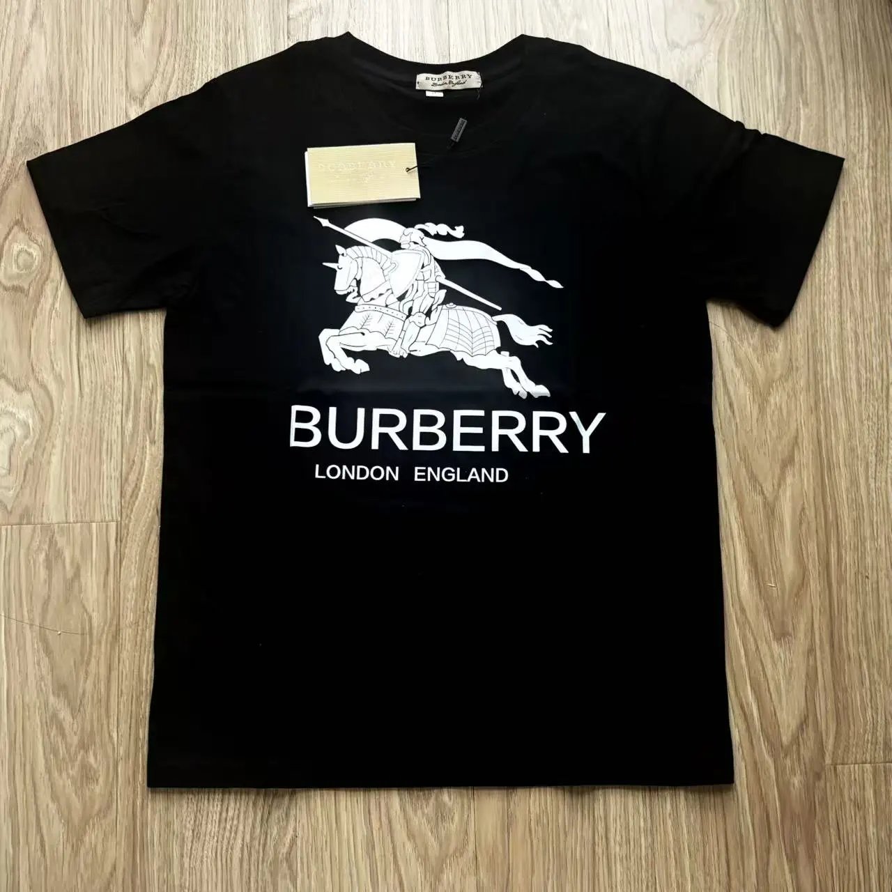 Burberry Black Short-Sleeved T-Shirt photo 3