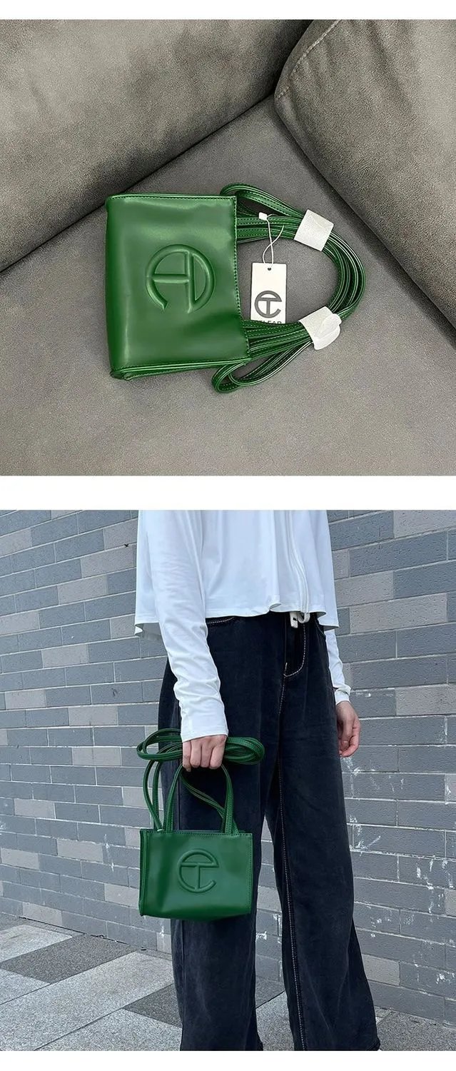 Telfar Shopping Bag Yellow Tote Bag - 19