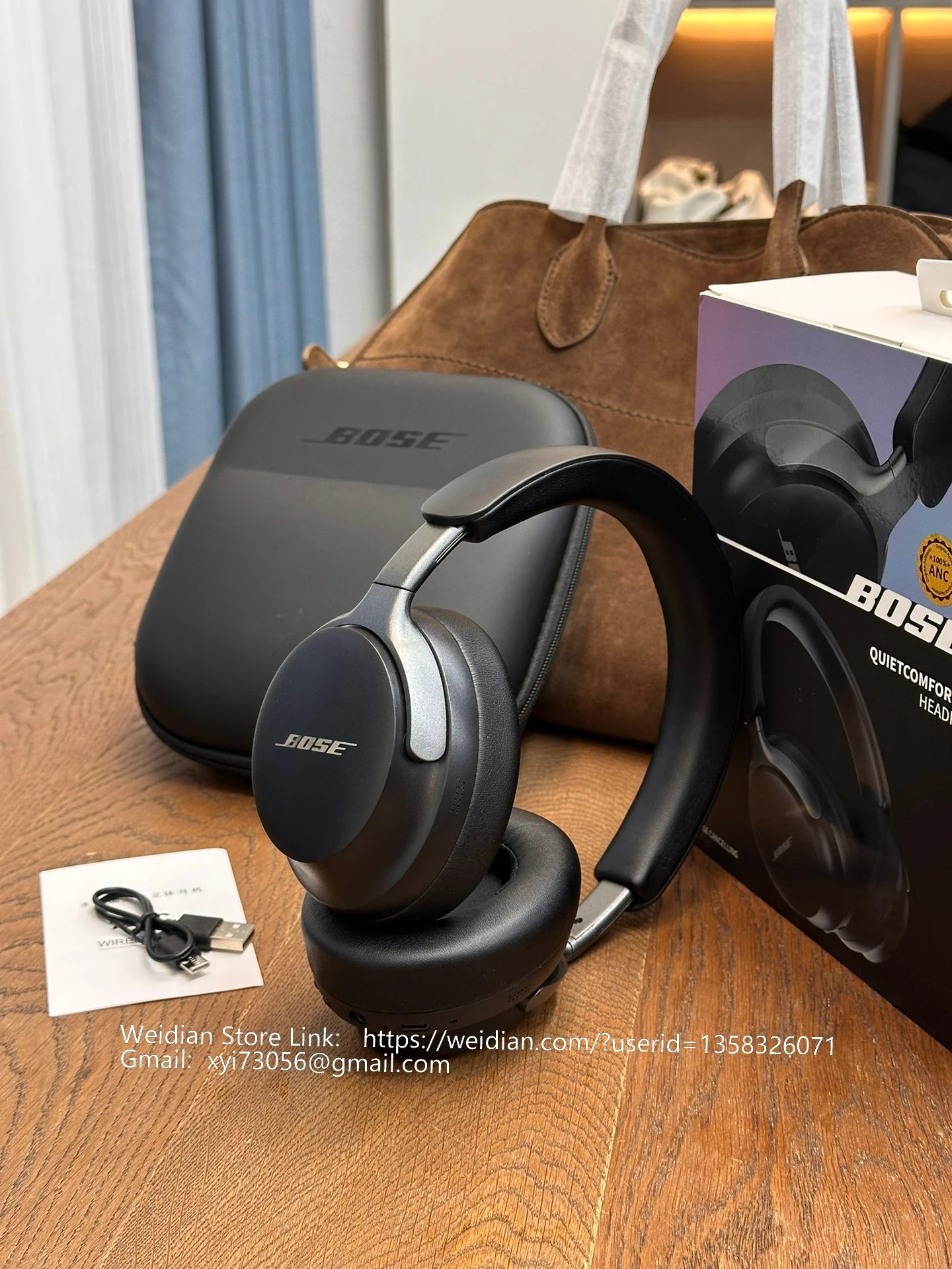 Bose QuietComfort Ultra White Over-Ear Headphones - 45