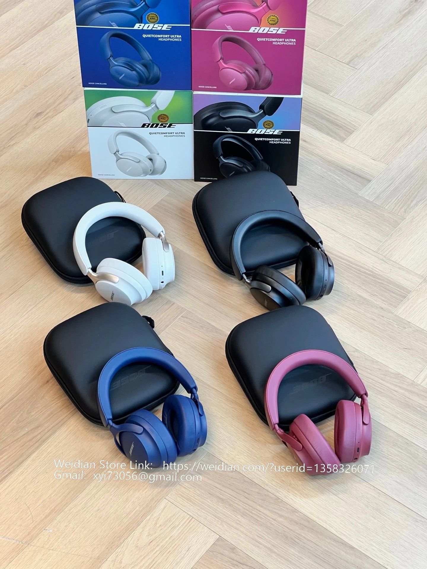 Bose QuietComfort Ultra White Over-Ear Headphones - 4