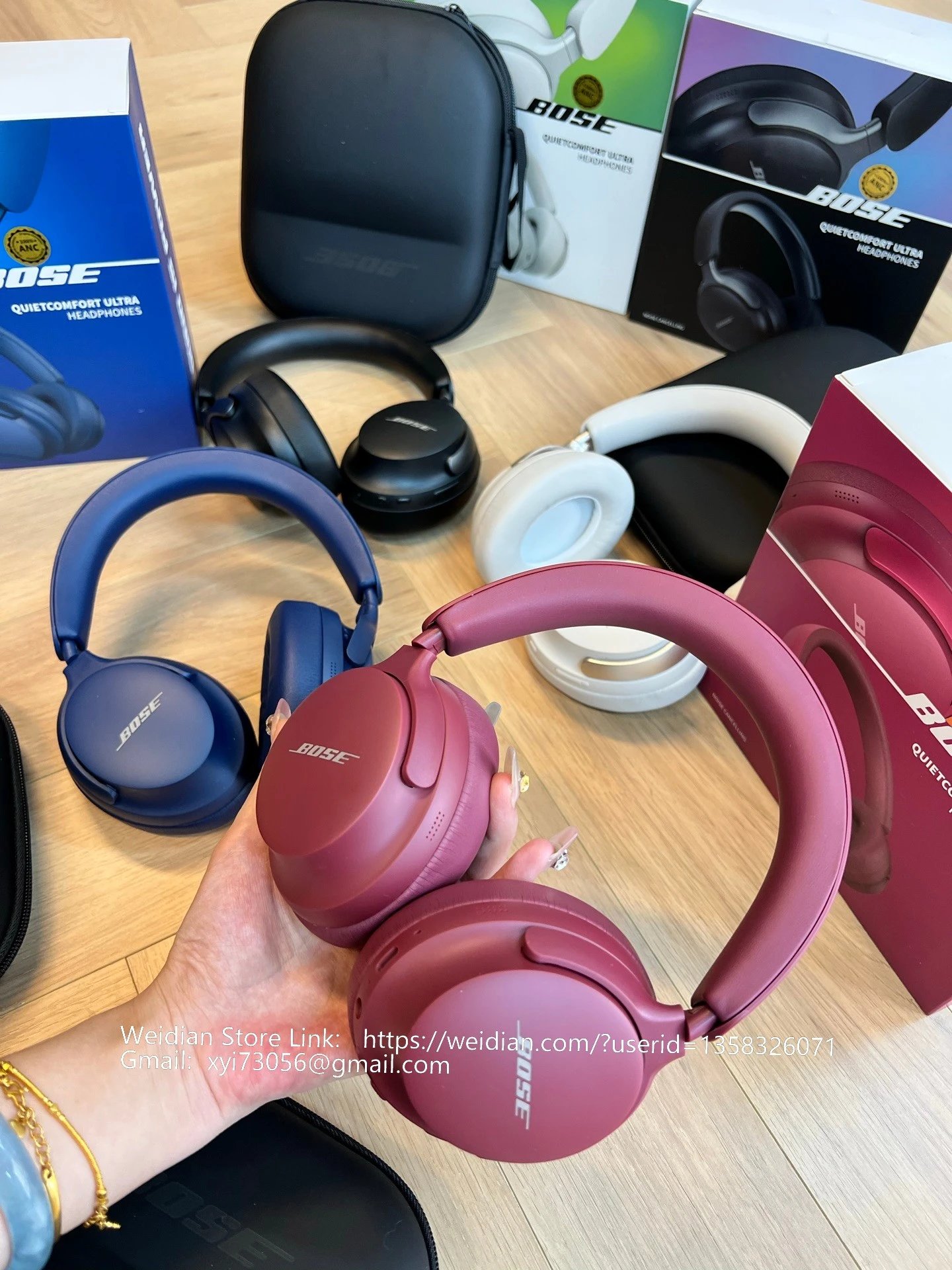 Bose QuietComfort Ultra White Over-Ear Headphones - 9