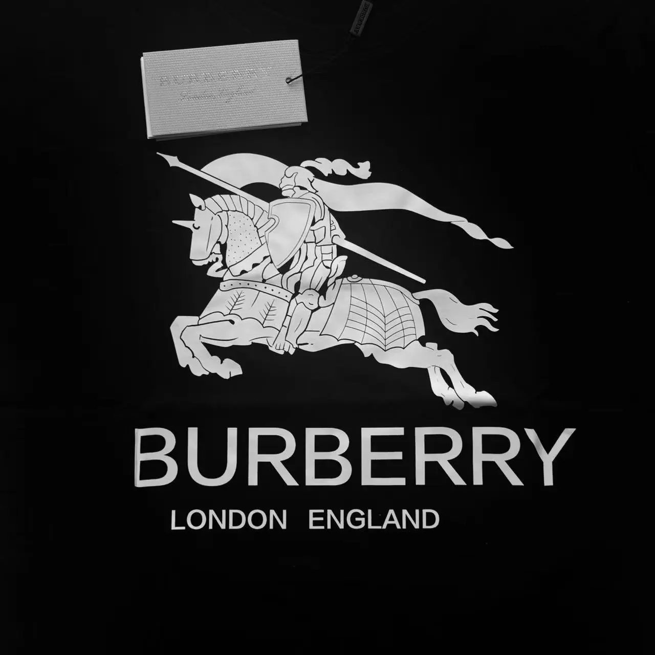 Burberry Black Short-Sleeved T-Shirt photo 4