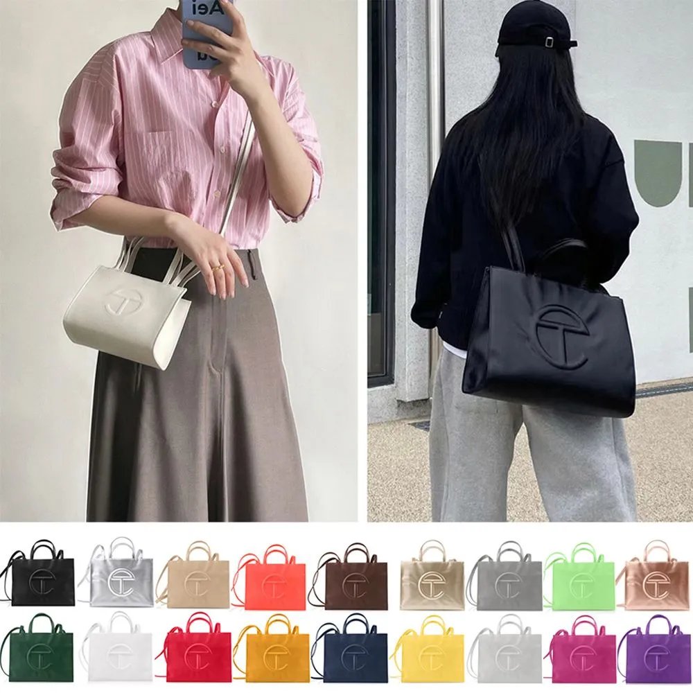 Telfar Shopping Bag Yellow Tote Bag - 13