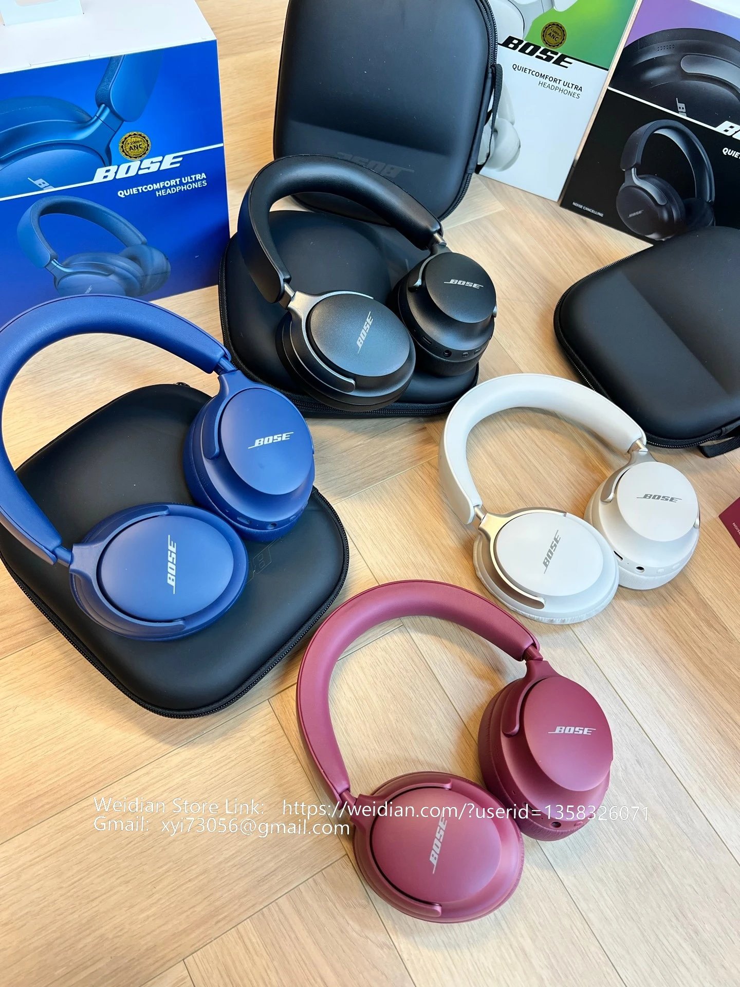 Bose QuietComfort Ultra White Over-Ear Headphones - 7