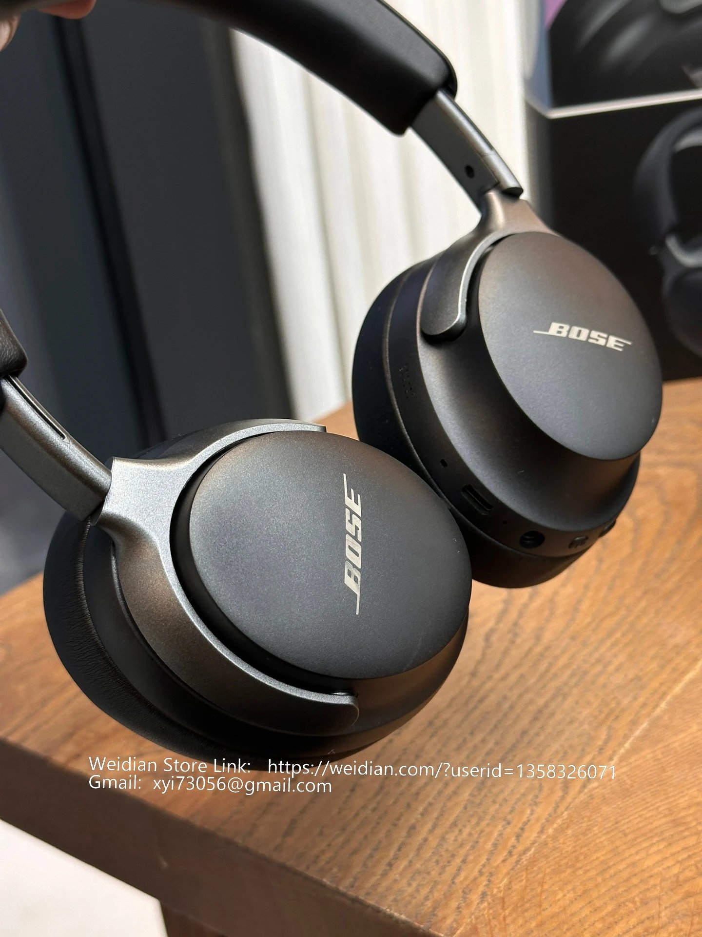 Bose QuietComfort Ultra White Over-Ear Headphones - 48