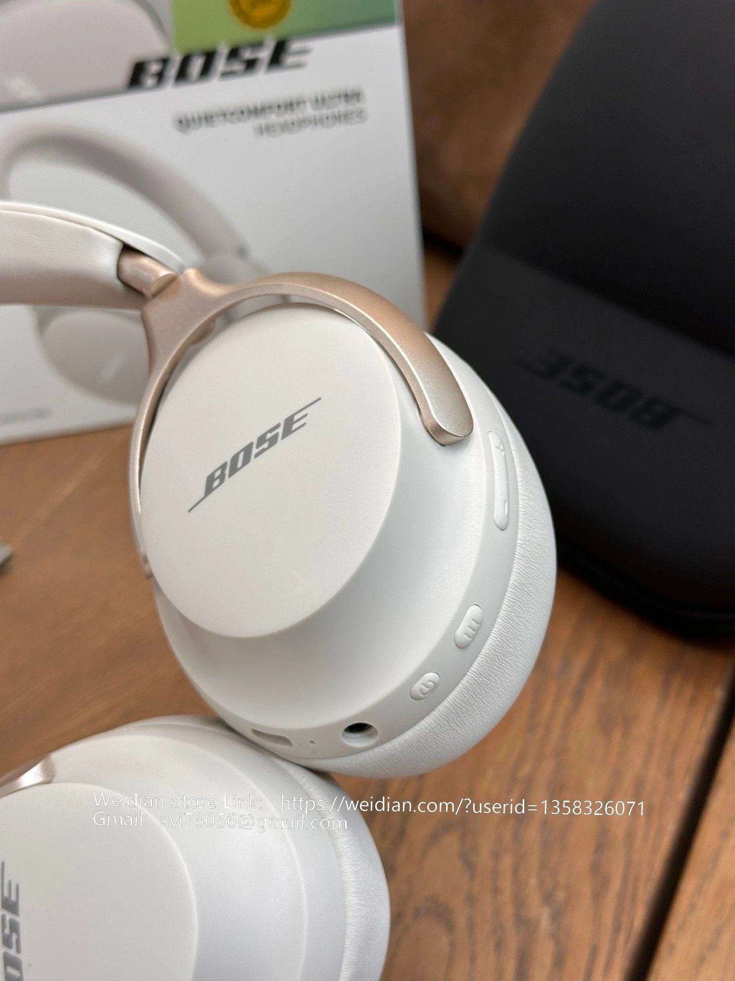 Bose QuietComfort Ultra White Over-Ear Headphones - 87