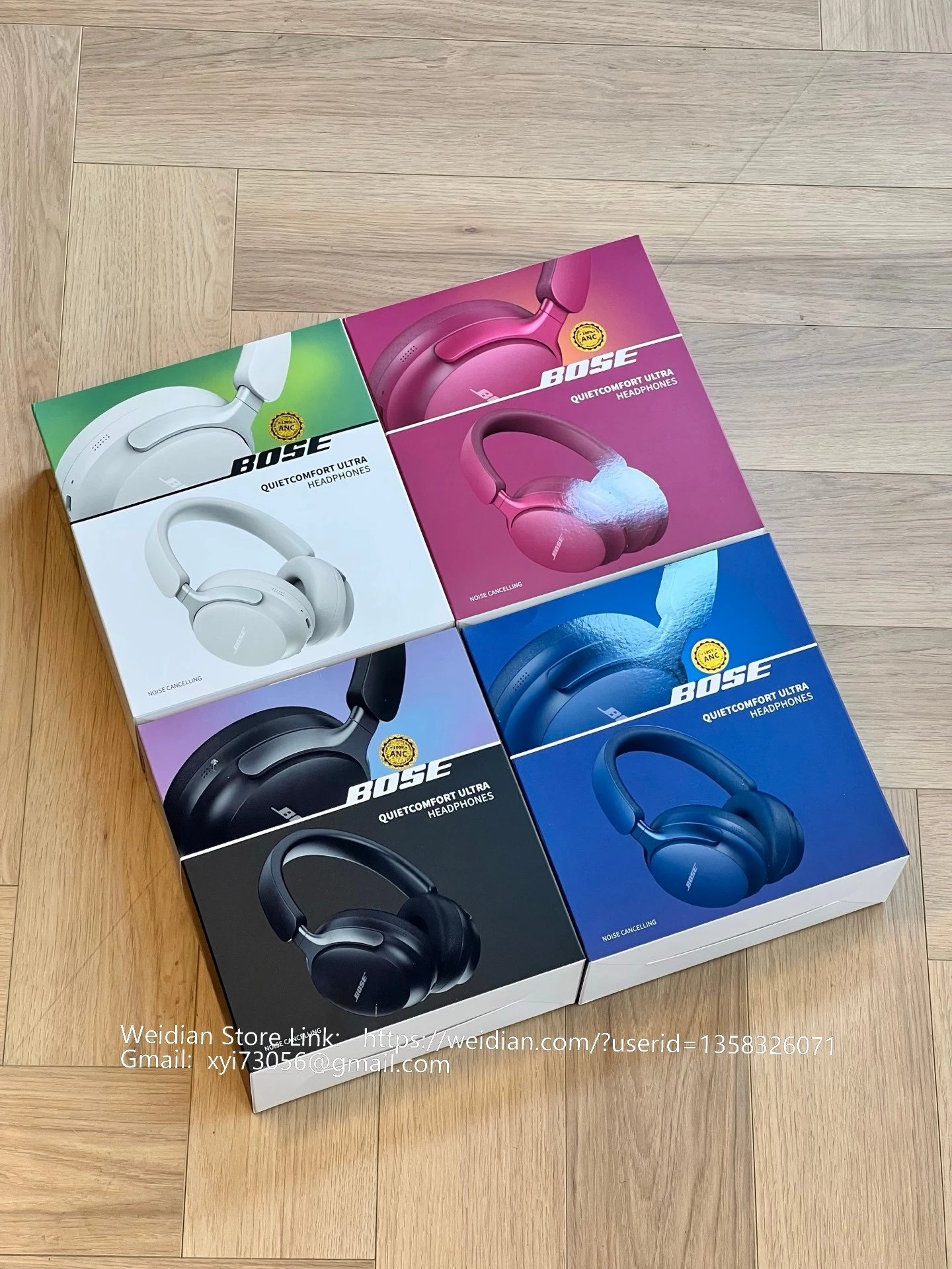 Bose QuietComfort Ultra White Over-Ear Headphones - 12