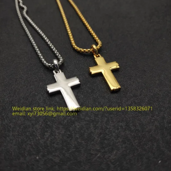 Design David Yurman Double Cross Pendant Necklace in Sterling Silver with Diamonds Jewelry - 10