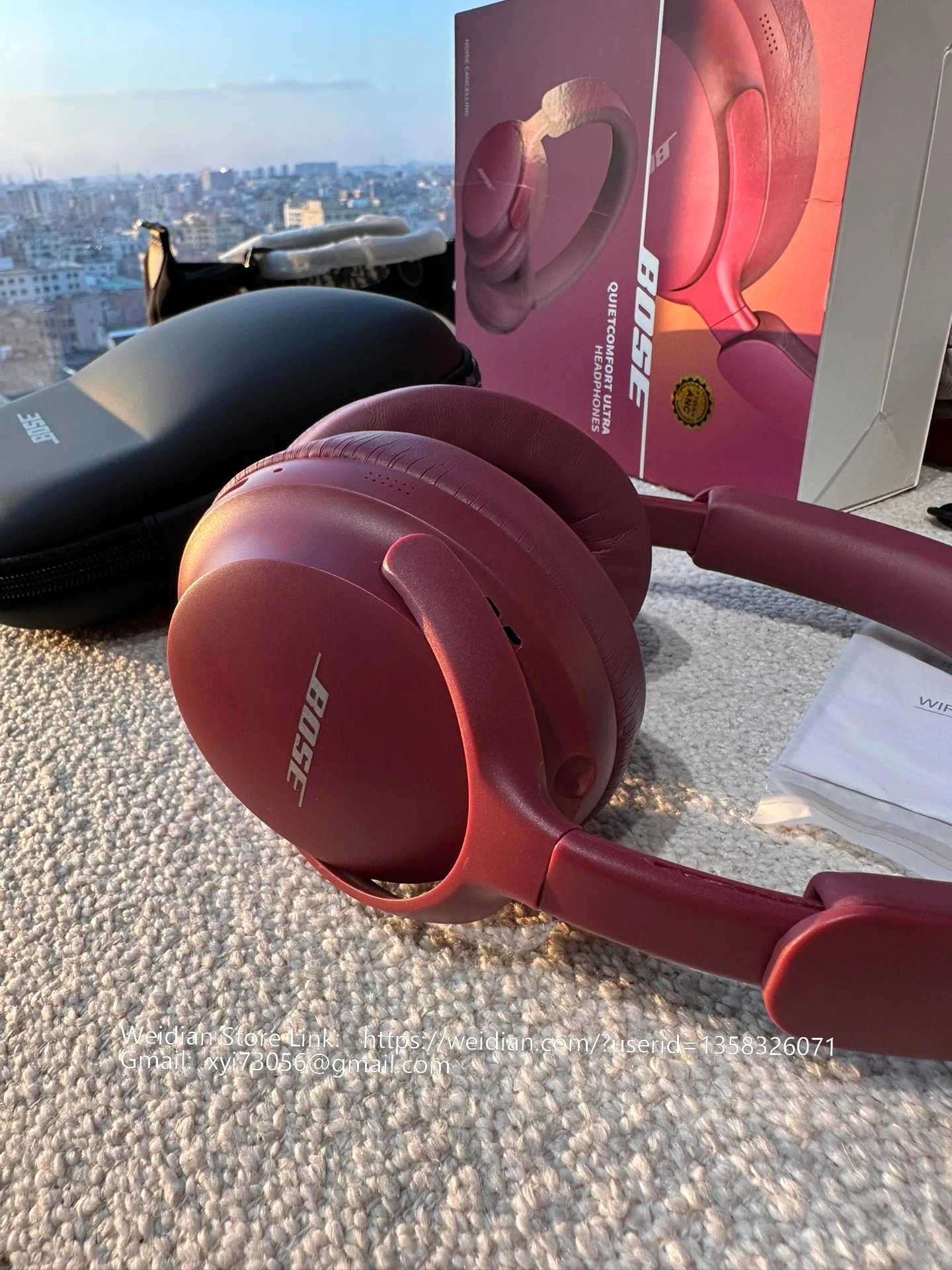 Bose QuietComfort Ultra White Over-Ear Headphones - 56