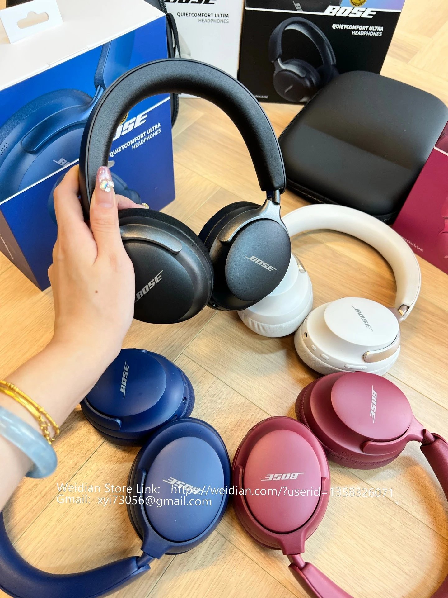 Bose QuietComfort Ultra White Over-Ear Headphones - 11