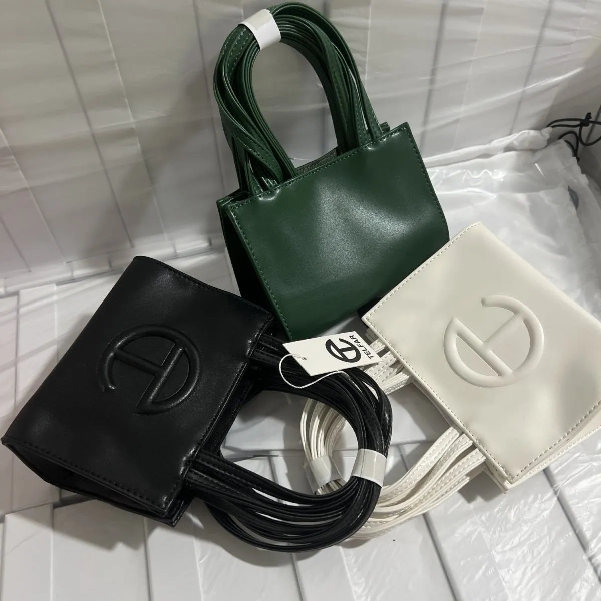 Telfar Shopping Bag Yellow Tote Bag - 10
