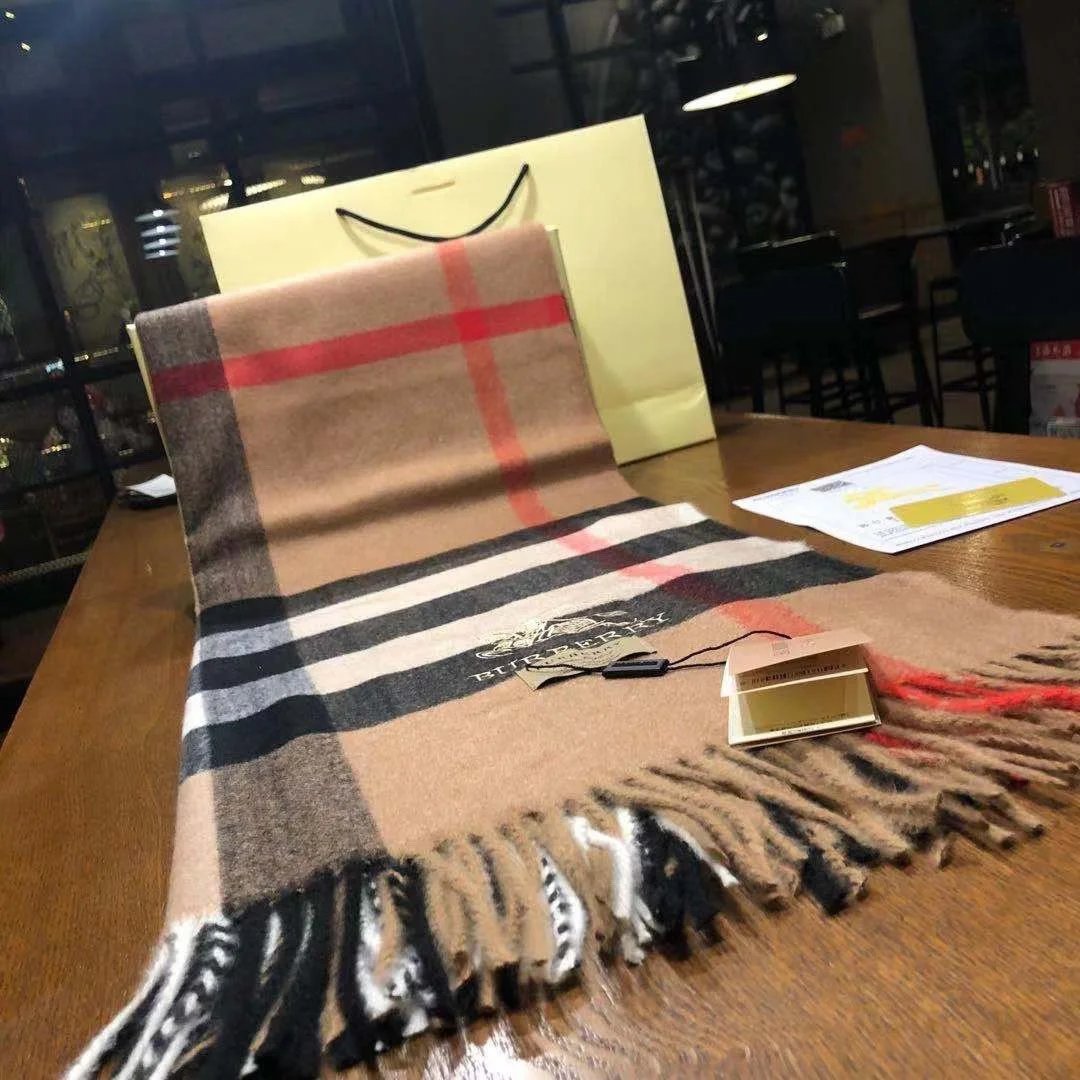 Burberry Check Cashmere Scarf