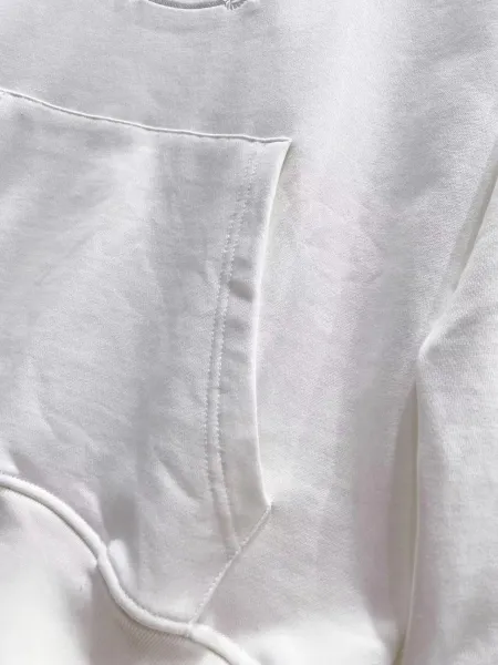 Prada Logo-Embroidered Black Hoodie - 20