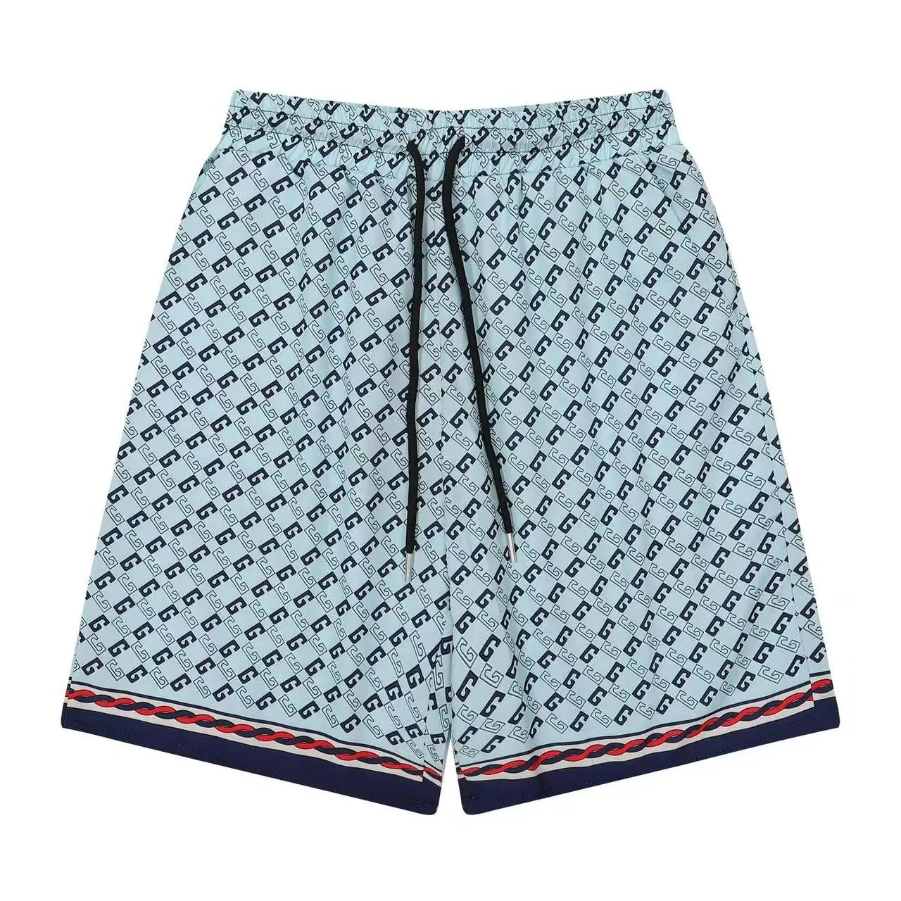 Gucci Horsebit Print Silk Shorts White - 26