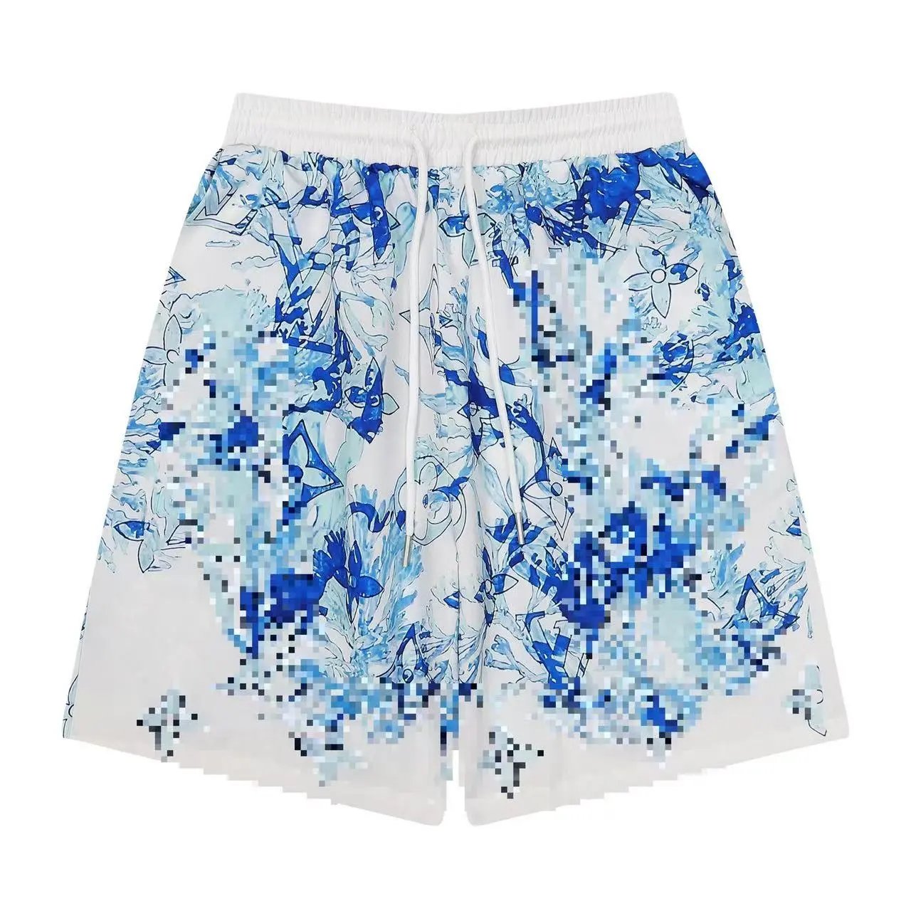 Gucci Horsebit Print Silk Shorts White - 22
