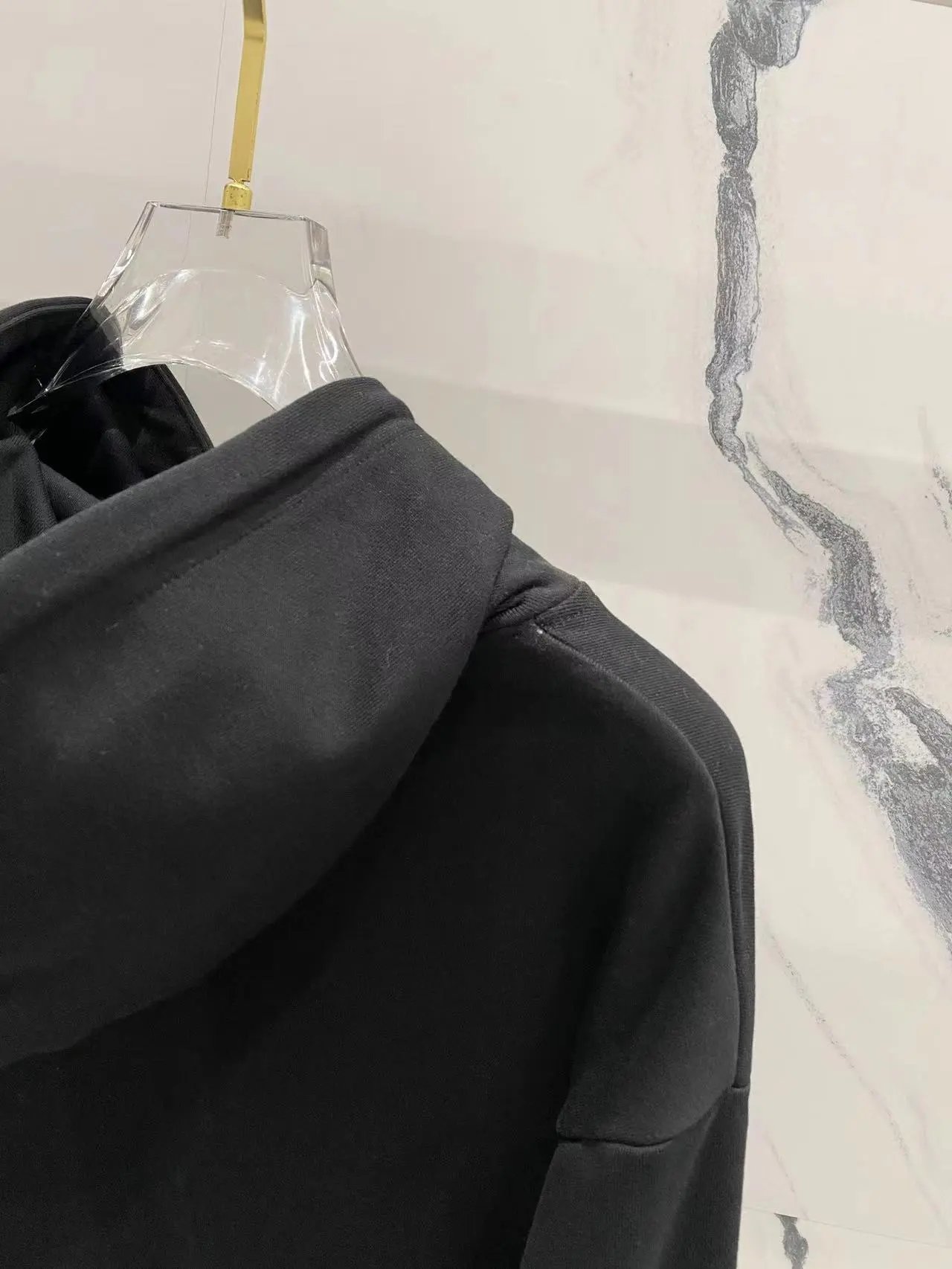 Dior CD Logo Hoodie Charcoal Gray Hoodie - 10
