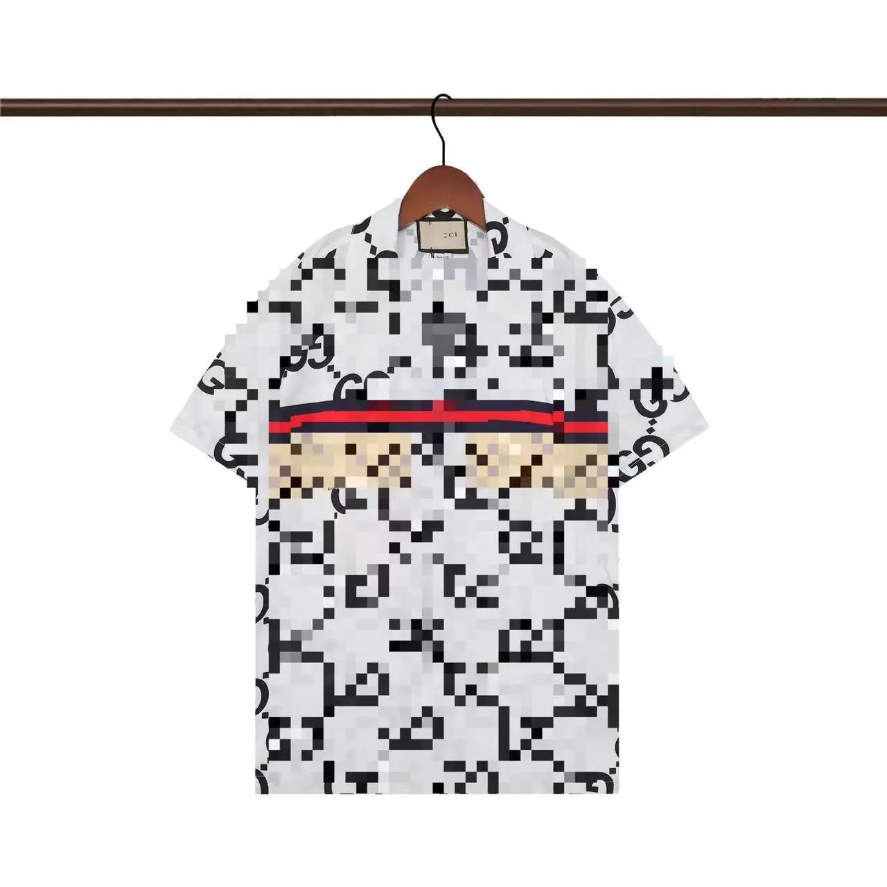 Gucci Horsebit Print Silk Shorts White - 35