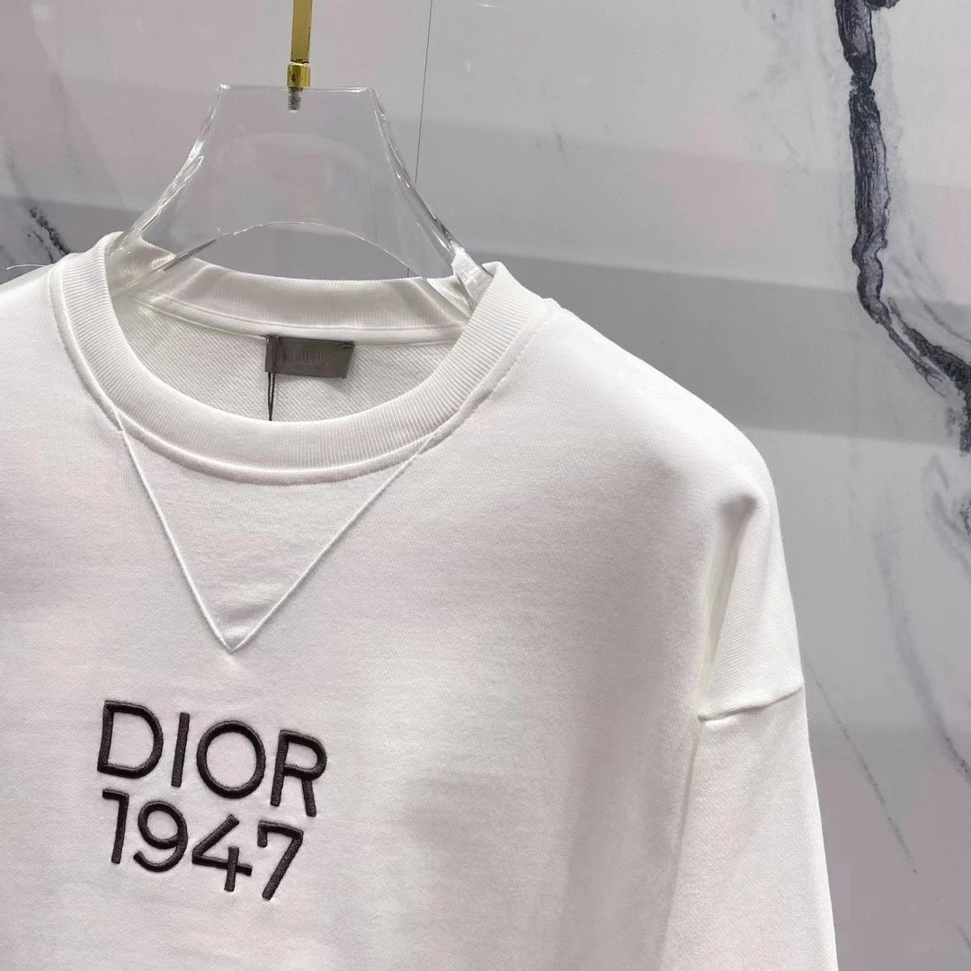 Dior CD Logo Hoodie Charcoal Gray Hoodie - 20
