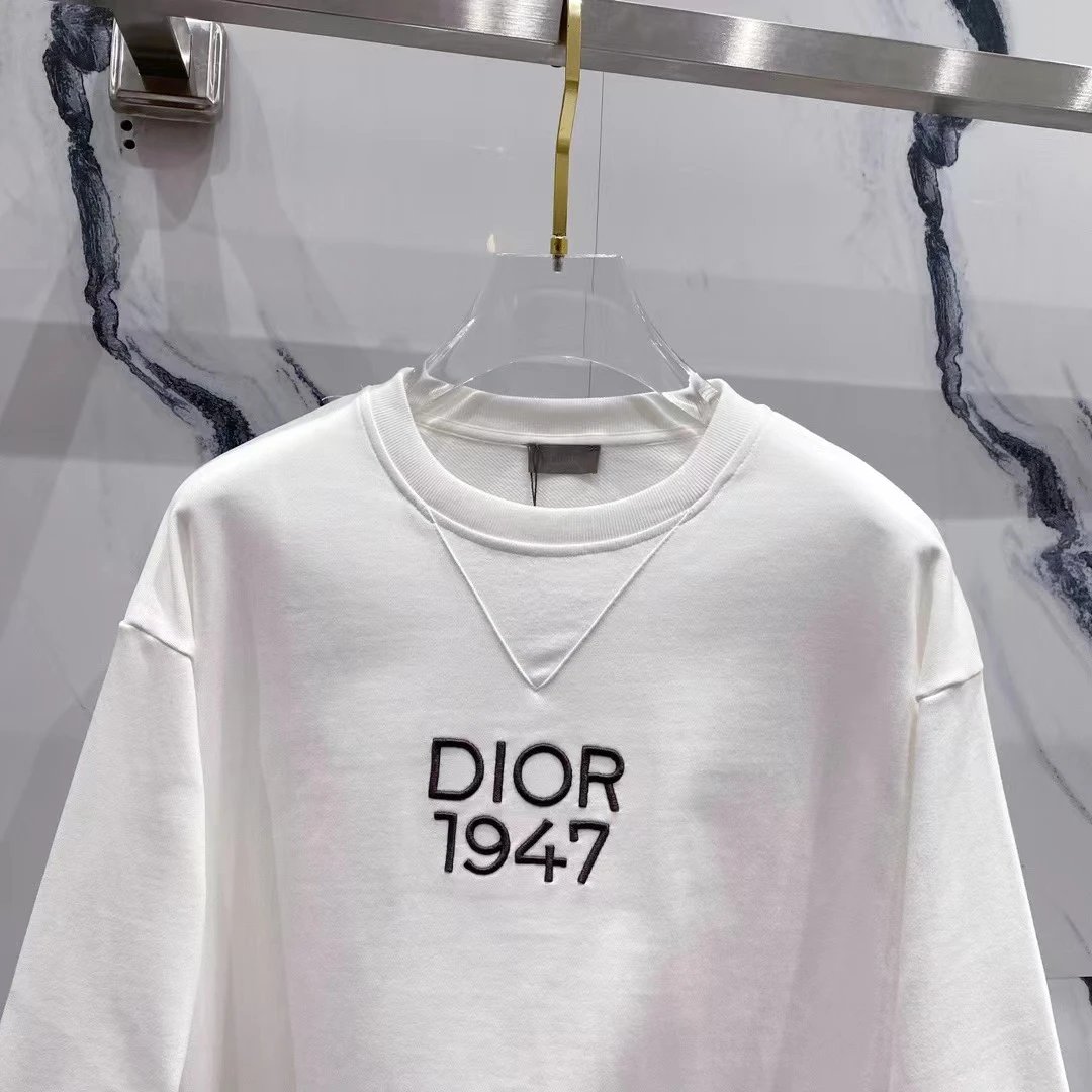 Dior CD Logo Hoodie Charcoal Gray Hoodie - 19