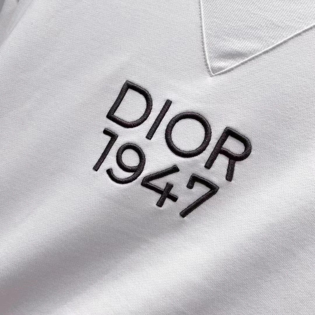 Dior CD Logo Hoodie Charcoal Gray Hoodie - 24