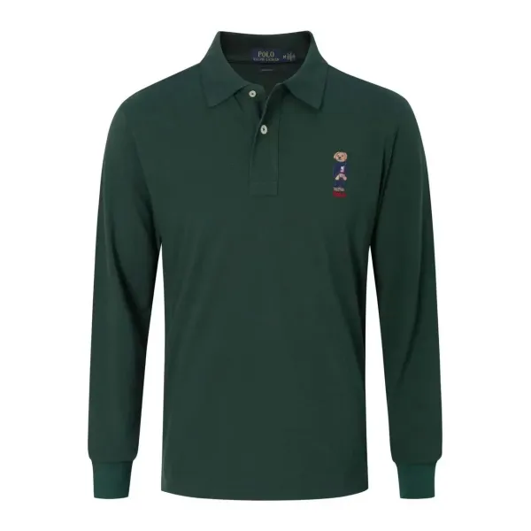 Polo Ralph Lauren Classic Fit Long Sleeve Polo Navy Tops.polo - 39