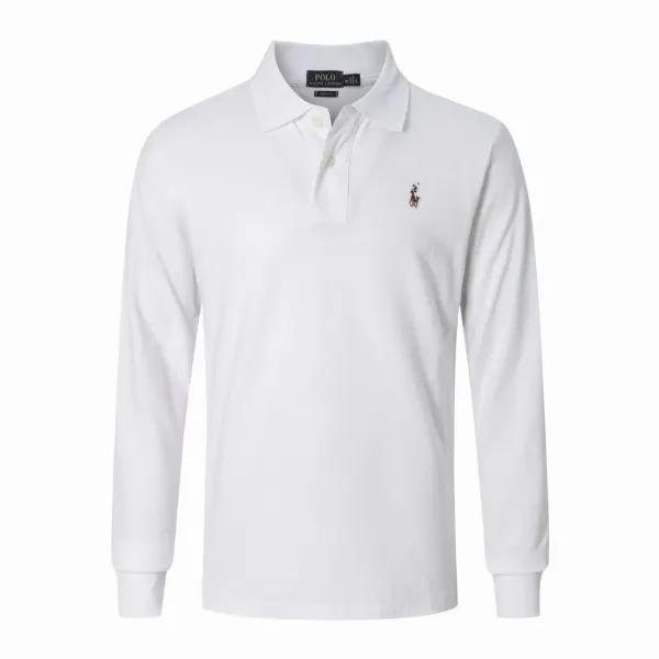 Polo Ralph Lauren Classic Fit Long Sleeve Polo Navy Tops.polo - 31