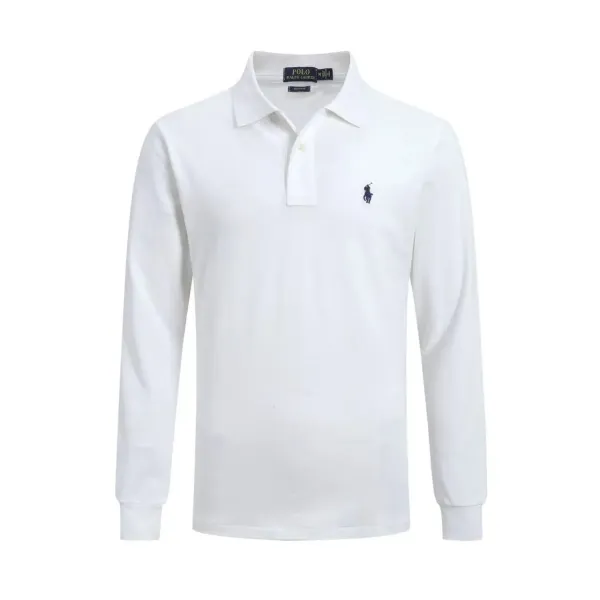 Polo Ralph Lauren Classic Fit Long Sleeve Polo Navy Tops.polo - 26