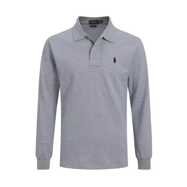 Polo Ralph Lauren Classic Fit Long Sleeve Polo Navy Tops.polo - 29
