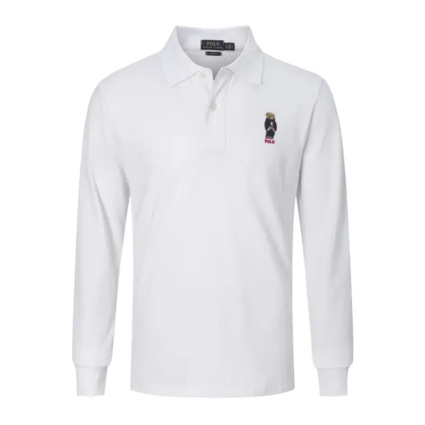 Polo Ralph Lauren Classic Fit Long Sleeve Polo Navy Tops.polo - 35