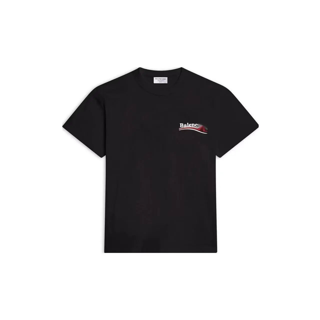 Balenciaga Flame Logo T-Shirt Black - 15