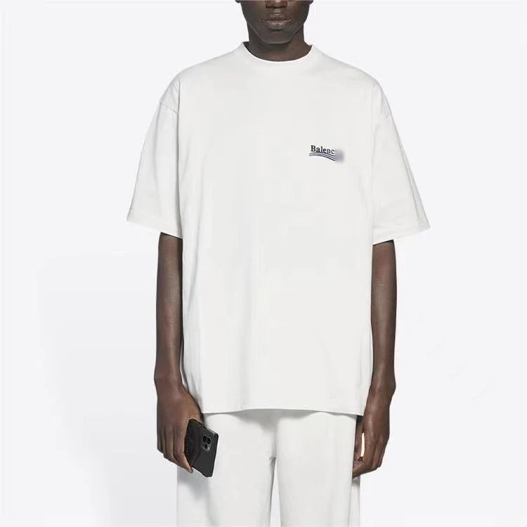 Balenciaga Flame Logo T-Shirt Black - 12