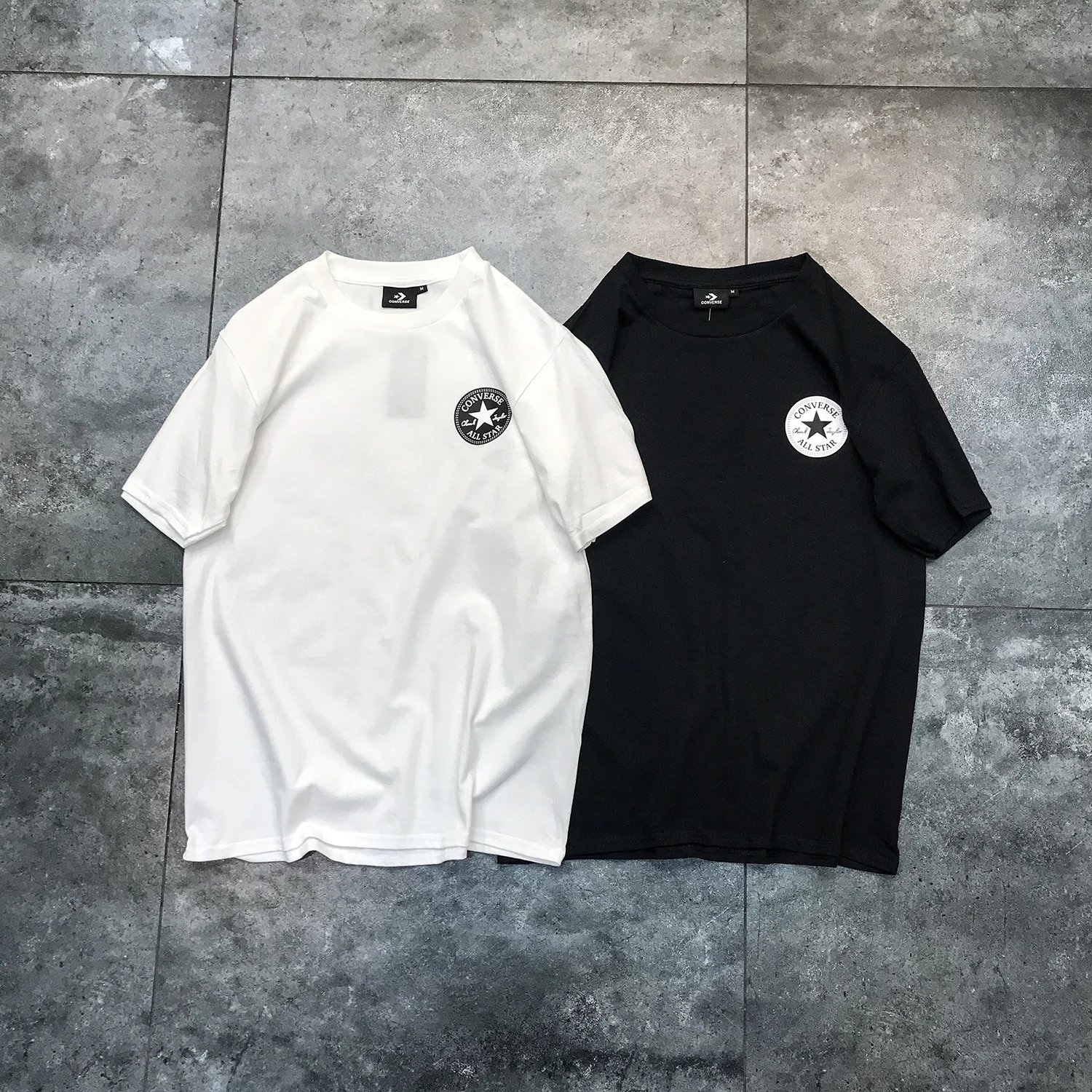 Converse All Star Logo Tee Black T-Shirt Tops.t Shirts - 6