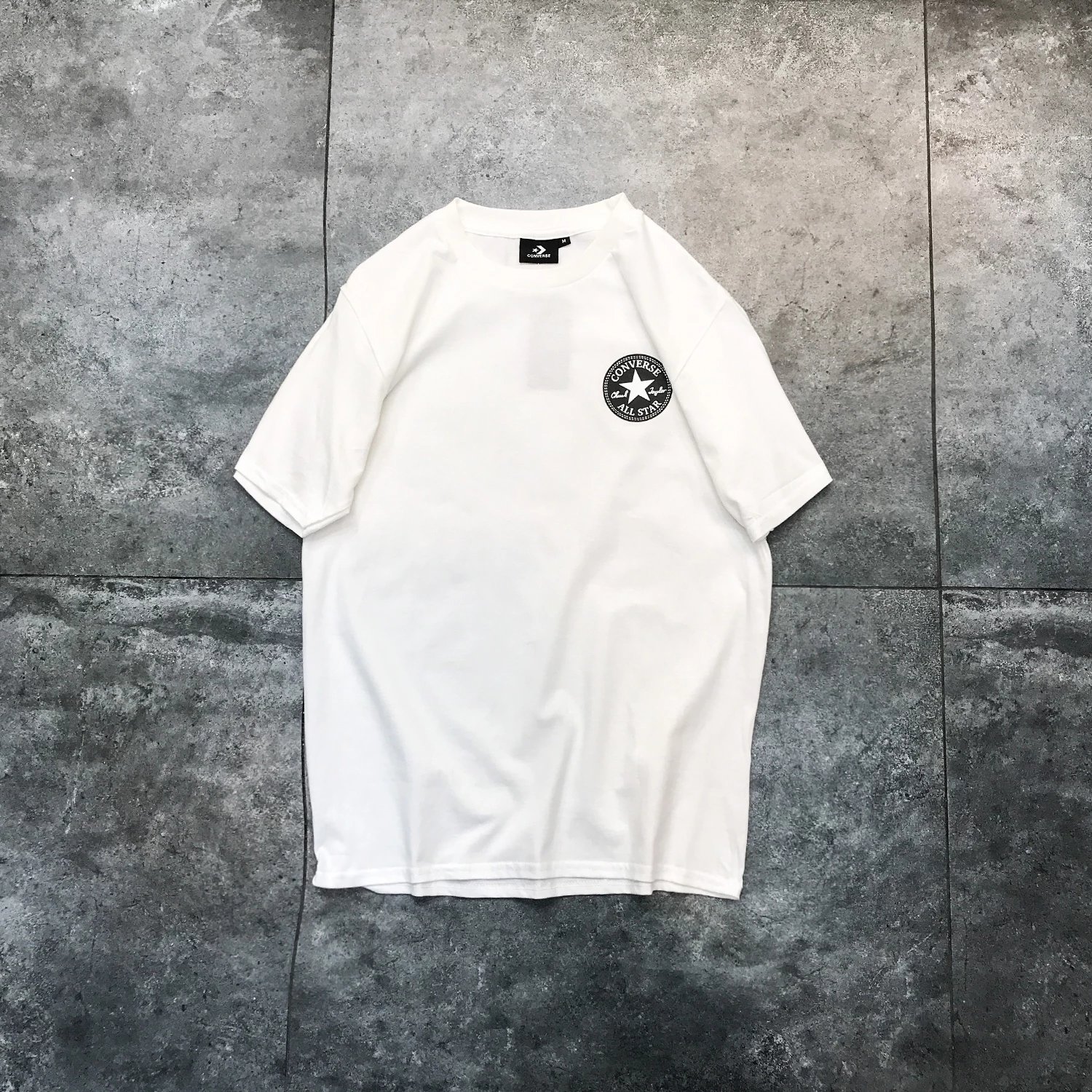 Converse All Star Logo Tee Black T-Shirt Tops.t Shirts - 12