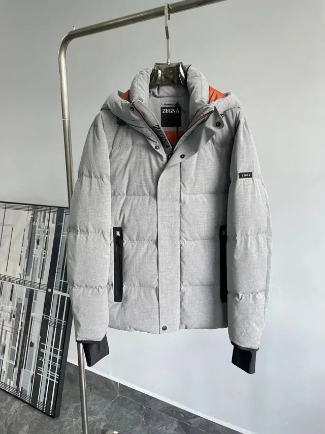 Men's Hooded Ski Down Jacket photo 2