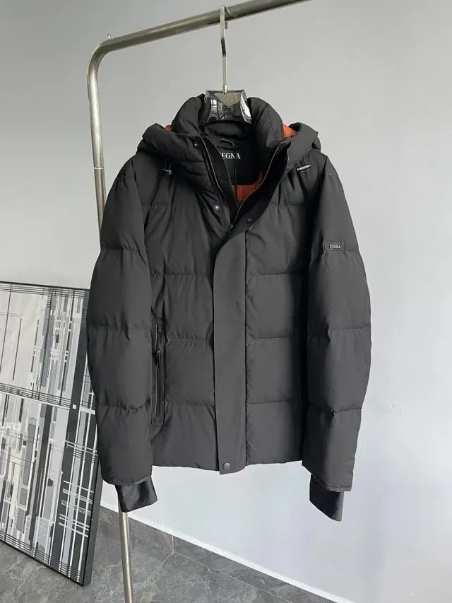 Men's Hooded Ski Down Jacket photo 3