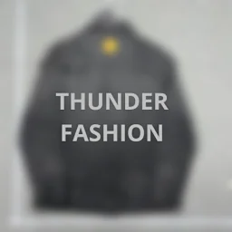 thumbnail for Devoré lettered black coat