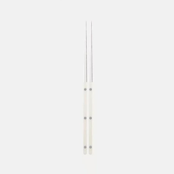【Lao Zhao】'4-Pairs Set' OEM Outlet Sabr*e Paris Limited Edition Dopamine Color Flat Chopsticks, Household Premium Antibacterial Anti-Mold Stainless Steel Alloy Chopsticks, Boxed