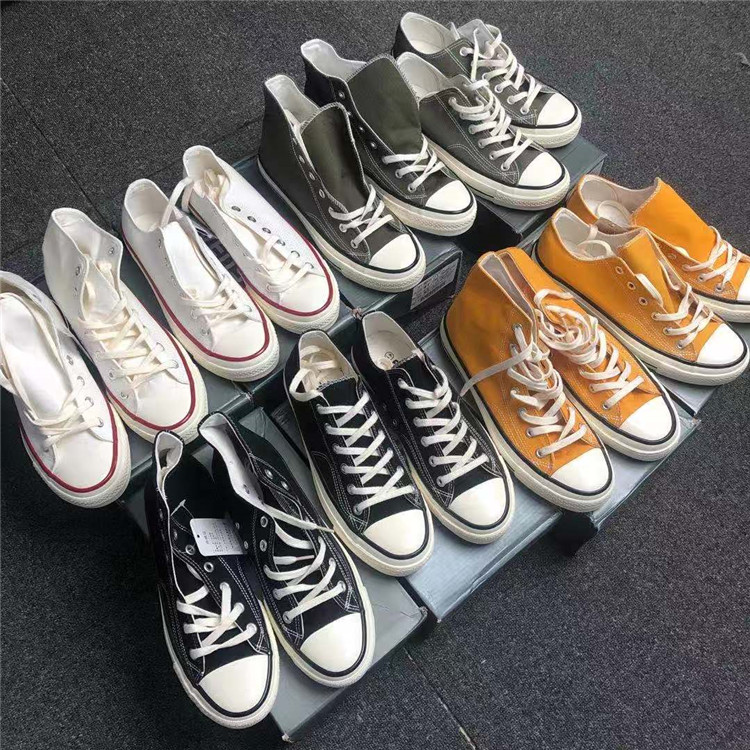 Converse Couples Canvas High Low Top Sneakers